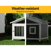 i.Pet Dog Kennel House Large Wooden Outdoor Pet Kennels Indoor Puppy Cabin Home