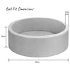 90x30cm Ocean Ball Play Pit Soft Baby Kids Paddling Foam Pool Child Barrier Toy
