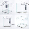 Aquarium Starfire Glass Fish Tank Set Filter Pump 16L