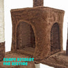 Cat Tree Multi Level Scratcher JUMBO 180cm BROWN
