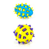 YES4PETS 2 x Large Dog Puppy Rubber Spike TPR Football Ball Dental Hygiene Chew Play Toy
