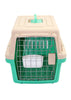 YES4PETS Medium Dog Cat Crate Pet Carrier Airline Cage With Bowl & Tray-Green