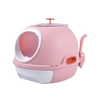 YES4PETS Hooded Cat Toilet Litter Box Tray House With Drawer & Scoop Pink