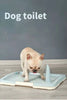 YES4PETS Medium Portable Dog Potty Training Tray Pet Puppy Toilet Trays Loo Pad Mat Blue