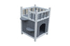 YES4PETS Cat Shelter Condo with Escape Door Rabbit Kitty Dog House Cave
