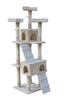 YES4PETS 170cm Cat Scratching Post Tree Post House Tower with Ladder Furniture Beige