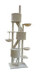 YES4PETS 244 cm XL Multi Level Cat Scratching Post Tree Scratcher Pole- Beige