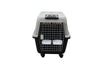 YES4PETS XL Plastic Kennels Pet Carrier Dog Cat Cage Crate With Handle and Removable Wheel Black
