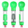 YES4PETS  4 in 1 Portable Pet Dog Puppy Cat Drinking Mug Water Feeder Bottle Valve Travel Bottle Green