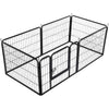 6 Panel Pet Dog Cat Bunny Puppy Play pen Playpen 60x80 cm Exercise Cage Dog Panel Fence