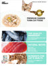 CAT FOREST Premium Tuna White Meat With Salmon In Jelly Cat Canned Food 85G X 24