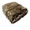 Dale Animal Faux Fur Throw Rug 127 x 152 cm Wild Cat