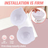 White Double Cat Bowl Pet Bowls Stand Dog Elevated Feeder Food Water Raised Lifted