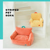 Washable Pet Cat Dog Puppy Sofa Plush Warm Couch Removable Cover Cat Bed Sofa