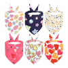Cute Pet Triangle Towel Bib Cartoon Cats And Dogs Drool Towel Scarf - 04