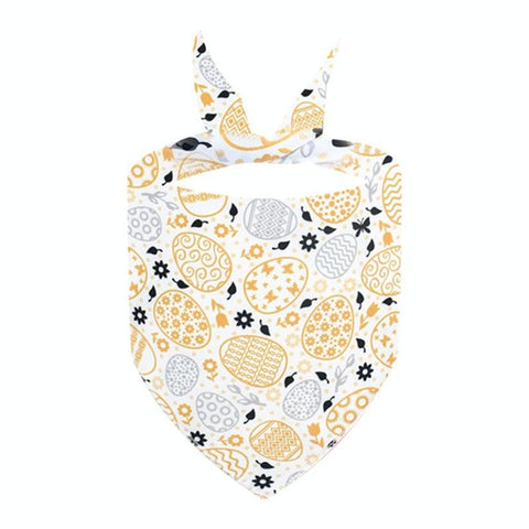 Cute Pet Triangle Towel Bib Cartoon Cats And Dogs Drool Towel Scarf - 09