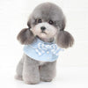 Pet Accessories Dog Small Shawl Bib Saliva Towel Triangle Scarf - Size S - Light Blue