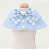 Pet Accessories Dog Small Shawl Bib Saliva Towel Triangle Scarf - Size S - Light Blue