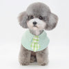 Pet Shawl Scarf Saliva Towel Dog Clothes Accessories - Size M - Green