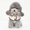 Dog Shawl Saliva Towel Scarf Pet Bow Tie Jewelry Accessories - Size S - White