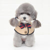 Dog Shawl Saliva Towel Scarf Pet Bow Tie Jewelry Accessories - Size S - White