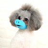 Pet Dog Piggy Mouth Dog Mask Bark Stopper - Size Large - Blue