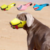 Cartoon Dog Mouth Cover Anti-Bite Nylon Dog Mask - Size L - Blue - L