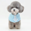 Pet Shawl Scarf Saliva Towel Dog Clothes Accessories - Size S - Blue