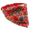 Cotton Pet Bib Cat Headband Dog Saliva Towel - Size S - Khaki