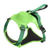 Vibe Geeks Ultimate 2-in-1 Reflective No-pull Dog Harness with Retractable Leash and Control Handle - Orange - Xl