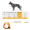 Vibe Geeks Ultimate 2-in-1 Reflective No-pull Dog Harness with Retractable Leash and Control Handle - Red - M