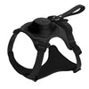 Vibe Geeks Ultimate 2-in-1 Reflective No-pull Dog Harness with Retractable Leash and Control Handle - Red - M
