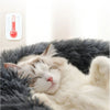 XL-70cm Dark Gray PawfectFriend Dog Pet Cat Calming Bed Plush Beds Large Fluffy Donut Comfy Cushion Puppy Mat