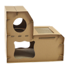 Cat Cardboard House Tree Tower Condo Scratcher Pet Post Pad Mat Furniture