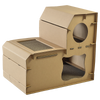 Cat Cardboard House Tree Tower Condo Scratcher Pet Post Pad Mat Furniture