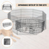 24" 8 Panel Pet Dog Playpen Puppy Exercise Cage Enclosure Fence Play Pen