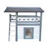 Cat House Weatherproof 2-Story Indoor Outdoor Wooden Shelter Bitumen Roof