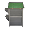 Cat House Weatherproof 2-Story Indoor Outdoor Wooden Shelter Bitumen Roof
