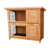 Large Rabbit Hutch with BASE Chicken Coop 2 Storey Guinea Pig Pet Cage House