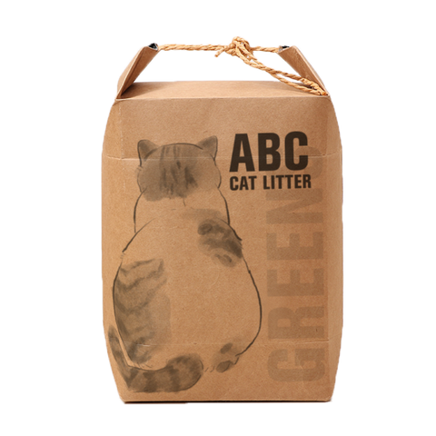 ABC Vegan Cat Litter Greens Scent 4KG x 6 Bags