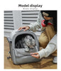 Gray Pet Carrier Backpack - Space Capsule Design for Cats & Small Dogs