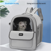 Coffee Pet Carrier Backpack - Space Capsule Design for Cats & Small Dogs