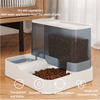 Blue Pet Feeder 3L Automatic Cat Feeder and Water Dispenser - Hassle-Free Hydration and Feeding