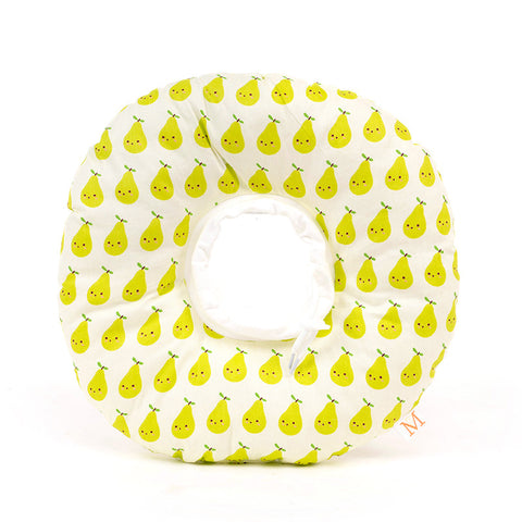 2 pcs Green Pear Soft Pet Recovery Collar - Comfortable Anti-Lick Cone for Cats & Dogs Size S