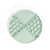 2 Pcs Light Green Honeycomb Pet Slow Feeder Bowl - Anti-Choke Silicone Lick Mat with Suction for Dogs