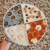 2 Pcs Dark Green Honeycomb Pet Slow Feeder Bowl - Anti-Choke Silicone Lick Mat with Suction for Dogs