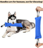 Black Durable 2-Pack Tug-of-War Dog Training Toy - Tear-Resistant, Safe & Interactive for All Breeds