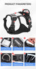 Size S Black Reflective No-Pull Dog Harness - Adjustable & Durable for Large Breeds, Anti-Escape Design