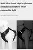 Size M Black Reflective No-Pull Dog Harness - Adjustable & Durable for Large Breeds, Anti-Escape Design