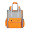 Orange Portable Pet Carrier Backpack - Spacious, Breathable, and Travel-Friendly for Cats and Small Dogs